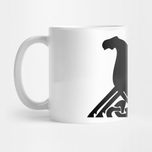 Odin on Sleipnir (black symbol) Mug